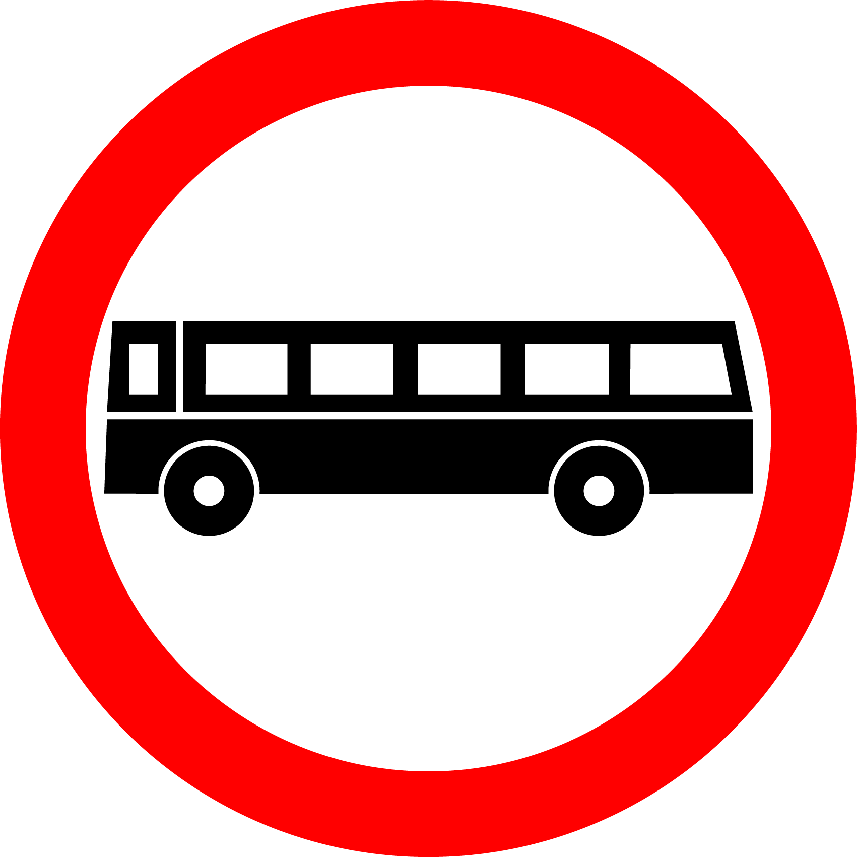 3.4.2 "Circulaţie interzisă autobuzelor".